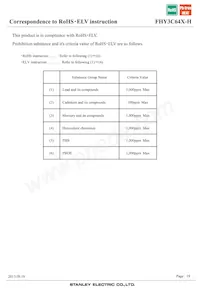 FHY3C64X-H Datasheet Pagina 19