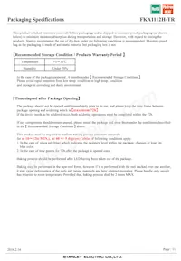 FKA1112H-TR Datasheet Page 11