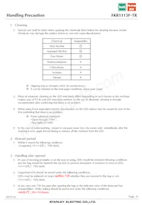 FKR1113F-TR Datasheet Pagina 9