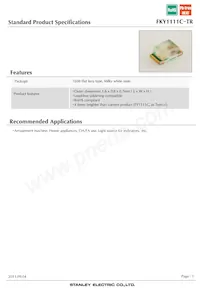 FKY1111C-TR Datasheet Copertura