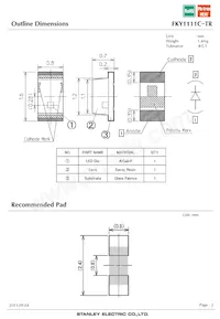 FKY1111C-TR Datasheet Page 2