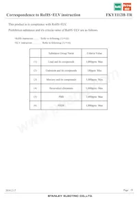 FKY1112H-TR Datasheet Page 19
