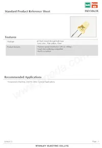 FKY3863X Datasheet Cover