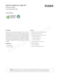 HLMP-LG71-WX000 Datasheet Cover