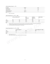 HSMF-C142 Datasheet Pagina 2