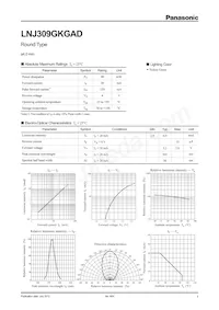 LNJ309GKGAD Datasheet Cover