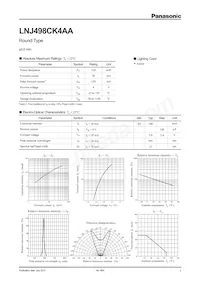 LNJ498CK4AA Datasheet Cover