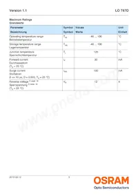 LO T67D-U2AA-24-1-20-R18-Z Datasheet Page 3