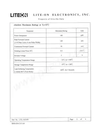 LTL-10234W Datasheet Page 2