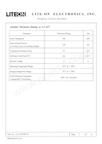 LTL-307ENF-D Datasheet Page 2