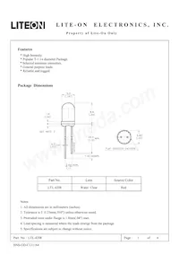 LTL-4208 Datasheet Cover