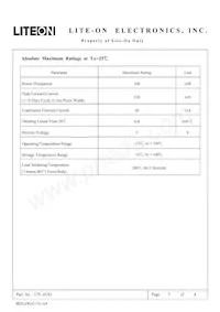 LTL-433G Datasheet Page 2