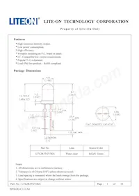 LTL2R3TGY3KS Datasheet Pagina 2