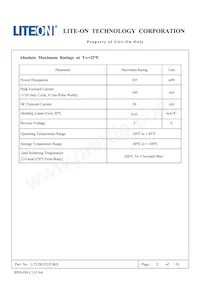 LTL2R3TGY3KS Datasheet Page 3