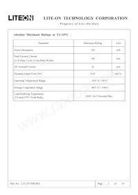 LTL2V3TBS3KS Datasheet Page 2