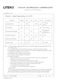 LTL2V3TBS3KS Datasheet Page 3