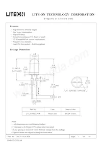 LTL2V3TGX3KS Datasheet Copertura