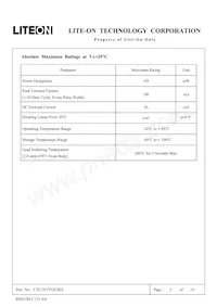 LTL2V3TGX3KS Datasheet Pagina 2