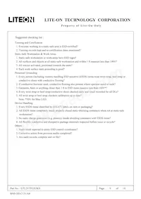 LTL2V3TGX3KS Datasheet Page 9