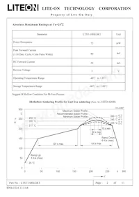 LTST-108KGKT Datasheet Pagina 3