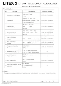 LTST-108KRKT Datasheet Page 11