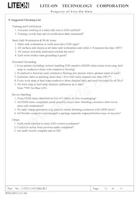 LTST-C195TBKGKT Datasheet Page 12