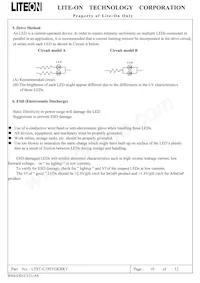 LTST-C195TGKRKT Datasheet Pagina 11