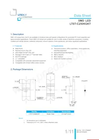 LTST-C250KGKT Datasheet Pagina 2