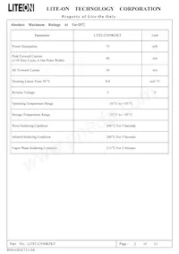LTST-C930KFKT Datasheet Page 3