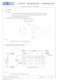 LTST-G563EGBW Datasheet Page 10