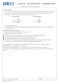 LTST-G563EGBW 데이터 시트 페이지 13