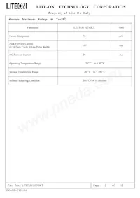 LTST-S110TGKT Datasheet Page 3