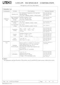 LTST-S110TGKT Datasheet Page 12