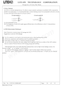 LTST-S115KRKGKT Datasheet Page 11