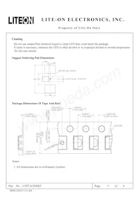 LTST-S320EKT Datasheet Pagina 5