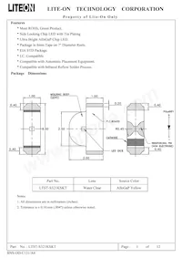 LTST-S321KSKT Datasheet Copertura