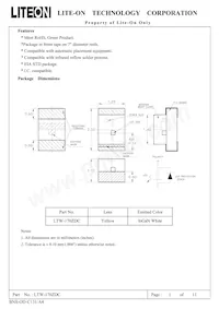 LTW-170ZDC Datasheet Page 2