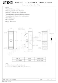 LTW-220DS5 Datasheet Pagina 2