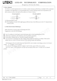 LTW-220DS5 Datasheet Page 10