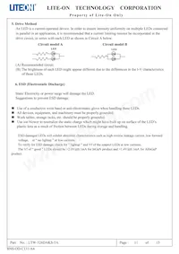 LTW-326DAKS-5A Datasheet Page 12