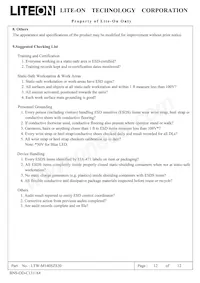 LTW-M140SZS30 Datasheet Page 12