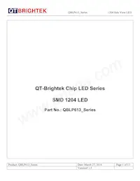QBLP613-IG Datasheet Cover