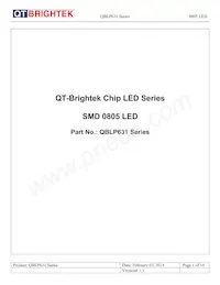 QBLP631-S Datasheet Cover
