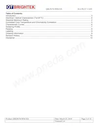 QBLP674-IWM-WW Datasheet Page 2