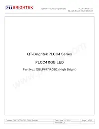 QBLP677-RGB2 (HIGH BRIGHT) Datasheet Copertura