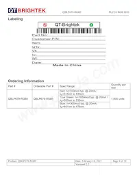 QBLP679-RGB5 Datasheet Pagina 9