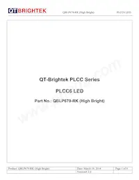 QBLP679-RK (HIGH BRIGHT) Datasheet Cover