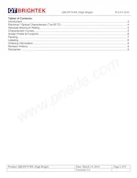 QBLP679-RK (HIGH BRIGHT) Datasheet Page 2