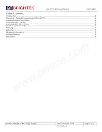 QBLP679-RK (HIGH BRIGHT) Datasheet Pagina 2