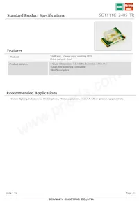 SG1111C-2405-TR Datasheet Cover